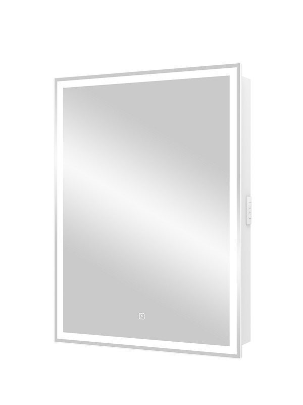 Зеркало-шкаф Allure LED 600х800 левый с розеткой
